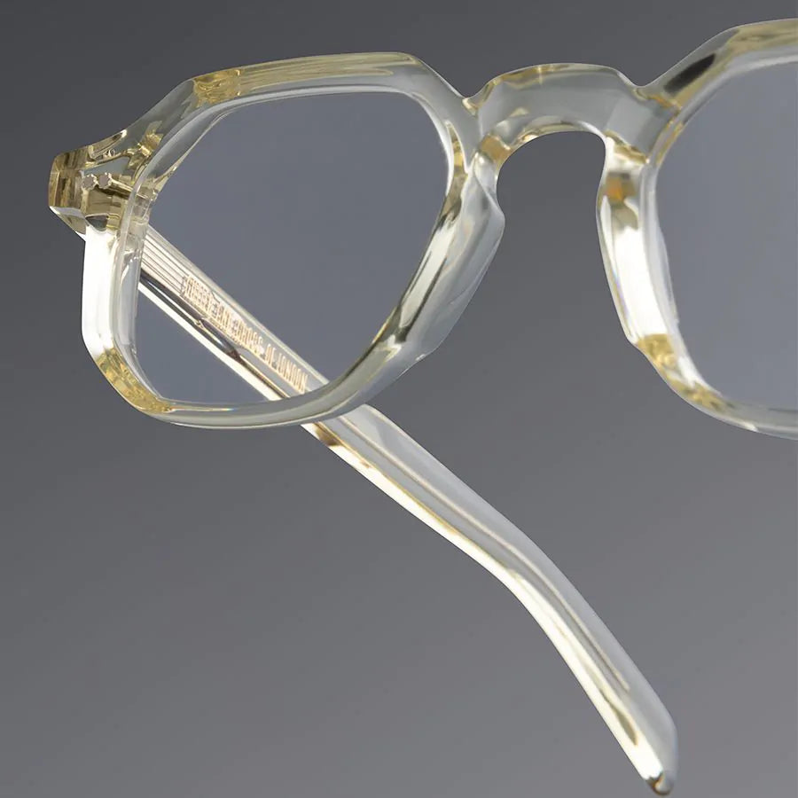 CUTLER AND GROSS GR11 OPTICAL ROUND GLASSES - COLOUR STUDIO BUTTER CRYSTAL