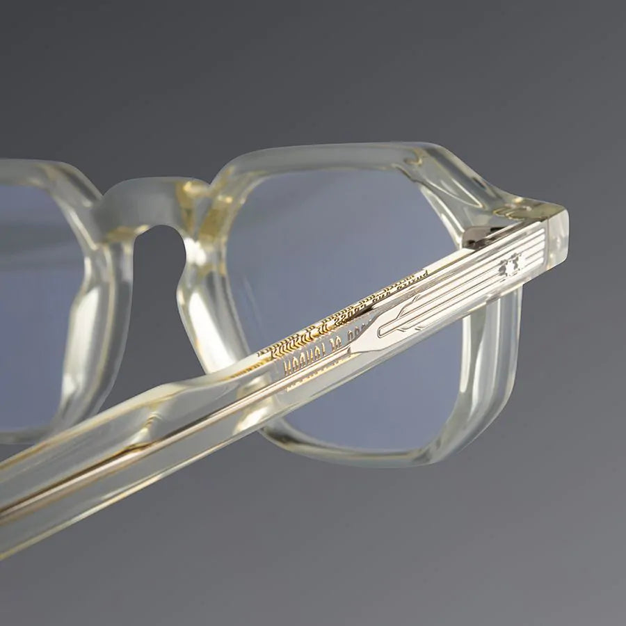 CUTLER AND GROSS GR11 OPTICAL ROUND GLASSES - COLOUR STUDIO BUTTER CRYSTAL