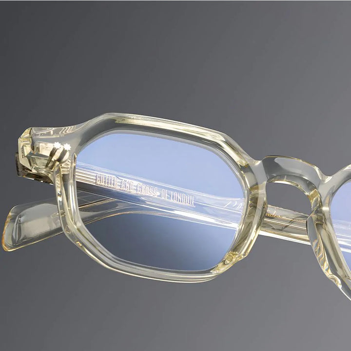 CUTLER AND GROSS GR11 OPTICAL ROUND GLASSES - COLOUR STUDIO BUTTER CRYSTAL