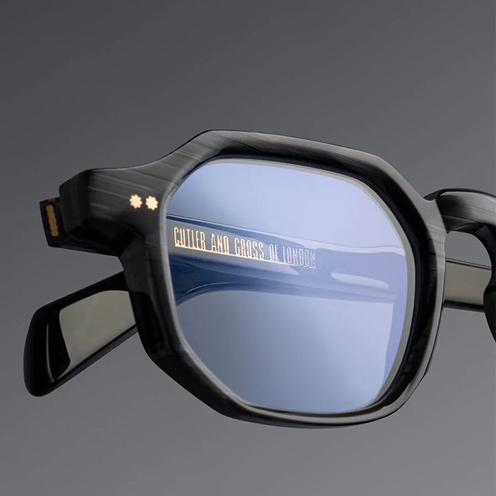 CUTLER AND GROSS GR11 OPTICAL ROUND GLASSES - OBSIDIAN