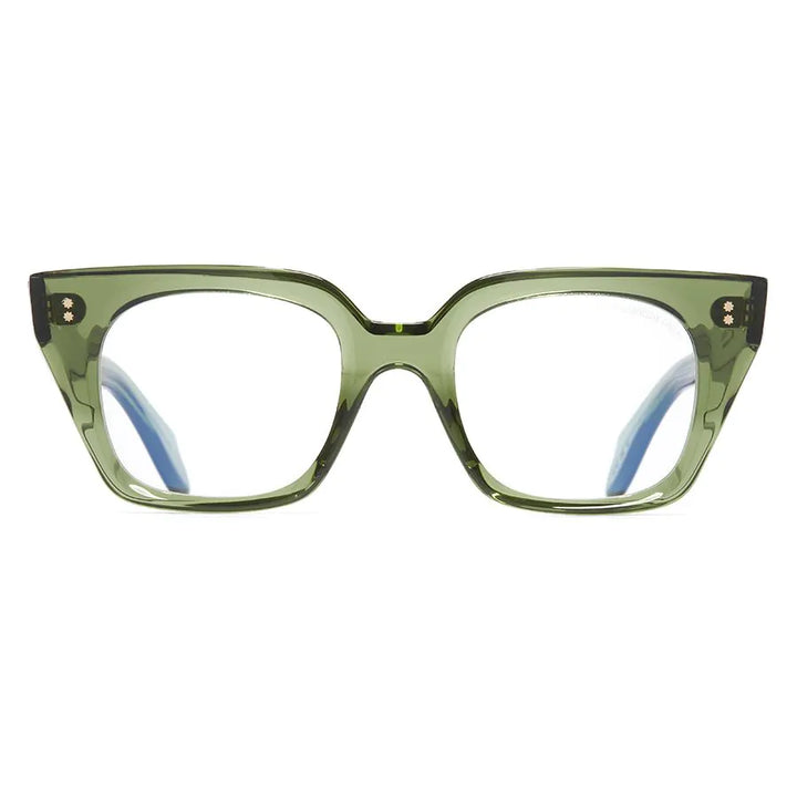 CUTLER AND GROSS 1411 OPTICAL CAT EYE GLASSES - JOSHUA GREEN