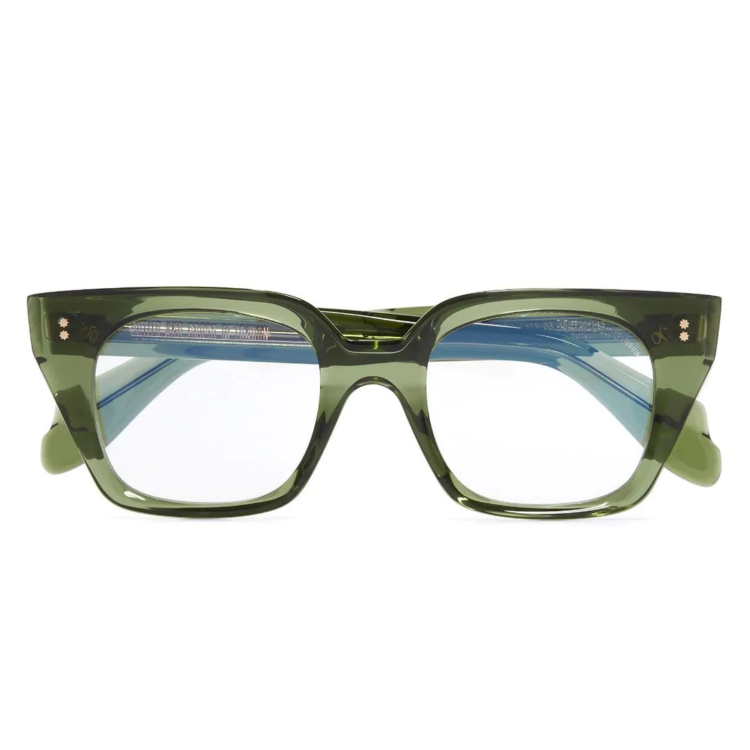 CUTLER AND GROSS 1411 OPTICAL CAT EYE GLASSES - JOSHUA GREEN