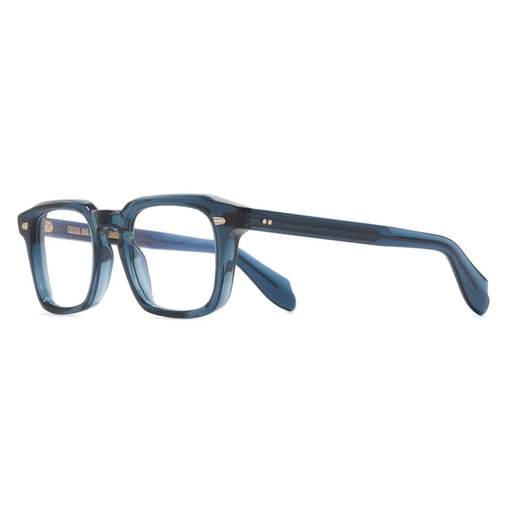 CUTLER & GROSS 1416 OPTICAL ROUND GLASSES - DEEP BLUE CRYSTAL