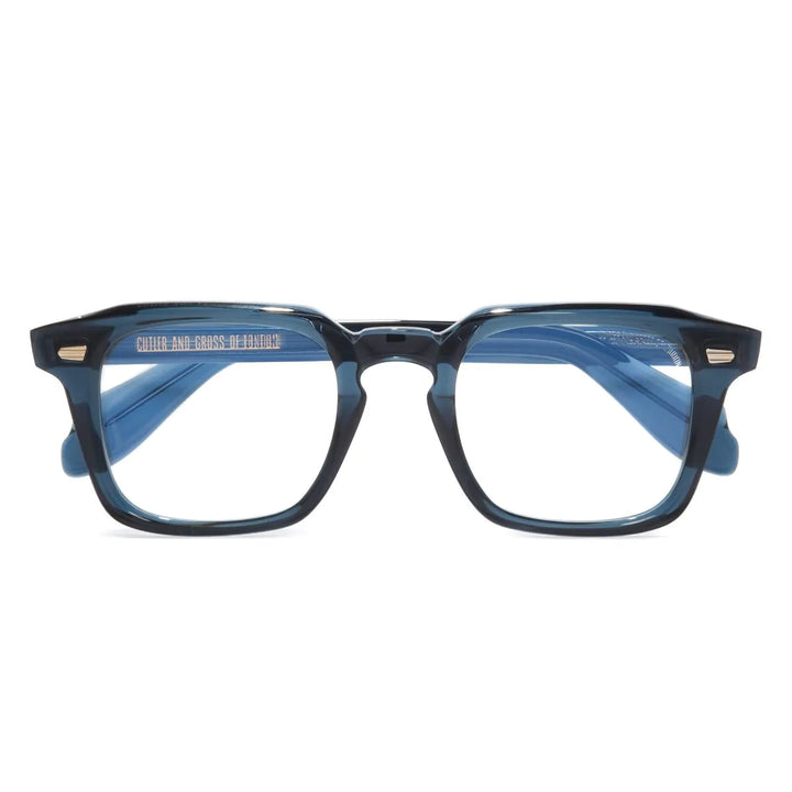 CUTLER & GROSS 1416 OPTICAL ROUND GLASSES - DEEP BLUE CRYSTAL