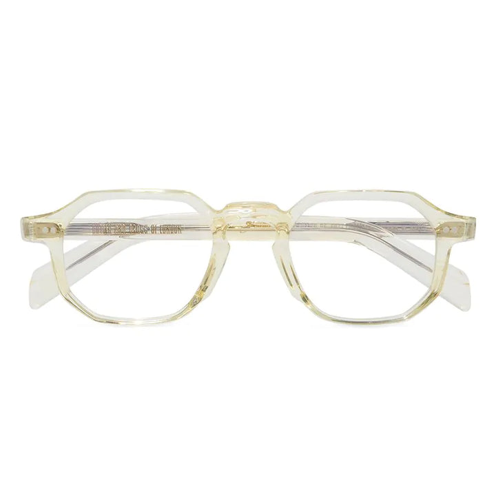 CUTLER AND GROSS GR11 OPTICAL ROUND GLASSES - COLOUR STUDIO BUTTER CRYSTAL