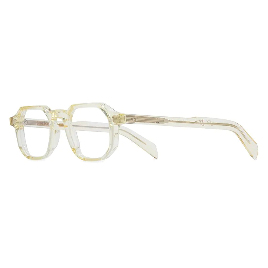 CUTLER AND GROSS GR11 OPTICAL ROUND GLASSES - COLOUR STUDIO BUTTER CRYSTAL