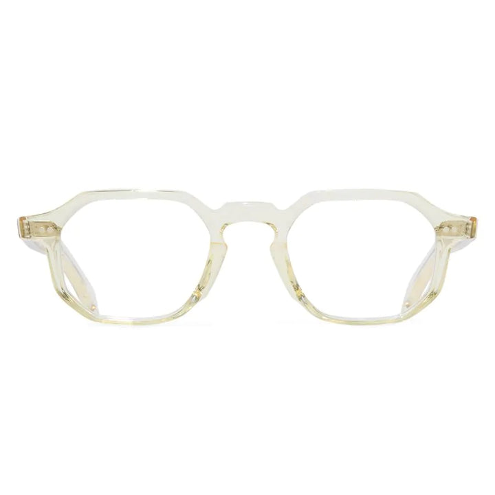 CUTLER AND GROSS GR11 OPTICAL ROUND GLASSES - COLOUR STUDIO BUTTER CRYSTAL